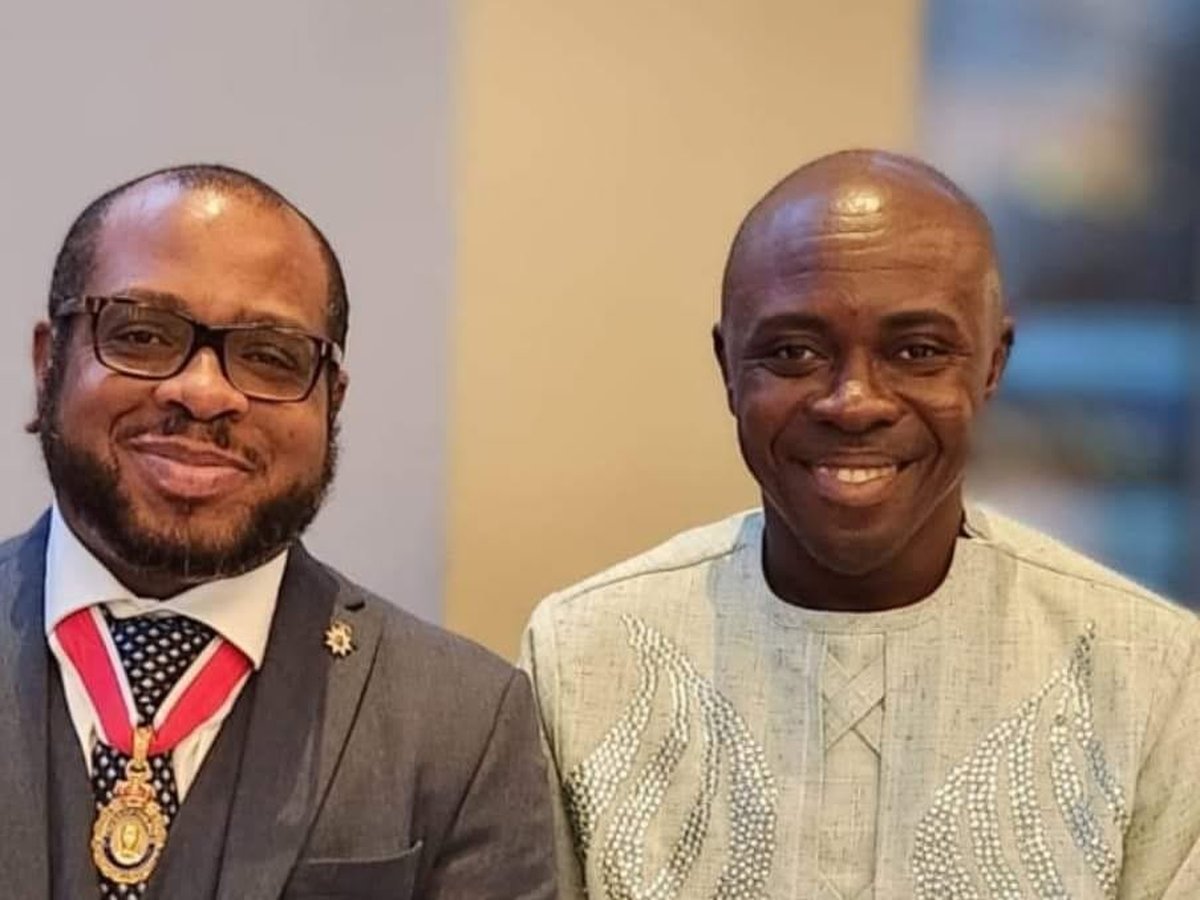 HRH Oheneba Nana Kwame Obeng II during the Royal Visit to Manchester, United Kingdom